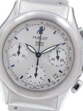 HUBLOT MDM 1810.1 Chronograph Date Silver Dial Automatic Men's Watch